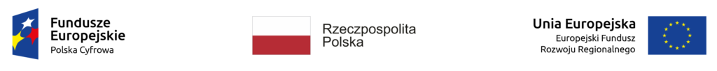 Logo Fundusze Europejskie, Flaga dwukolorowa (polski), Unia Europejska