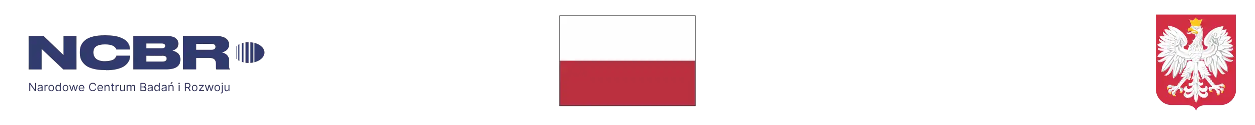 NCBIR, flaga polski, Godło z orłem