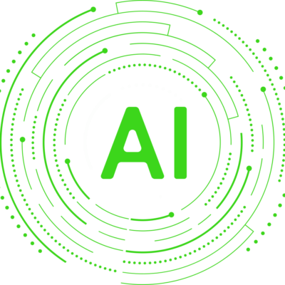 Symbol AI w okręgu